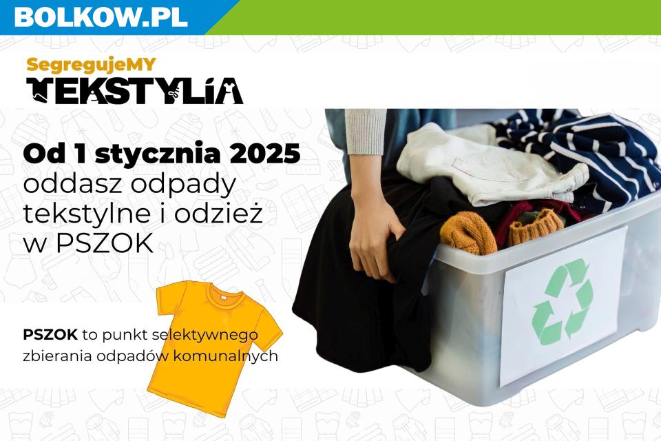 Infografika: Selektywna zbiórka odpadów tekstyliów i odzieży