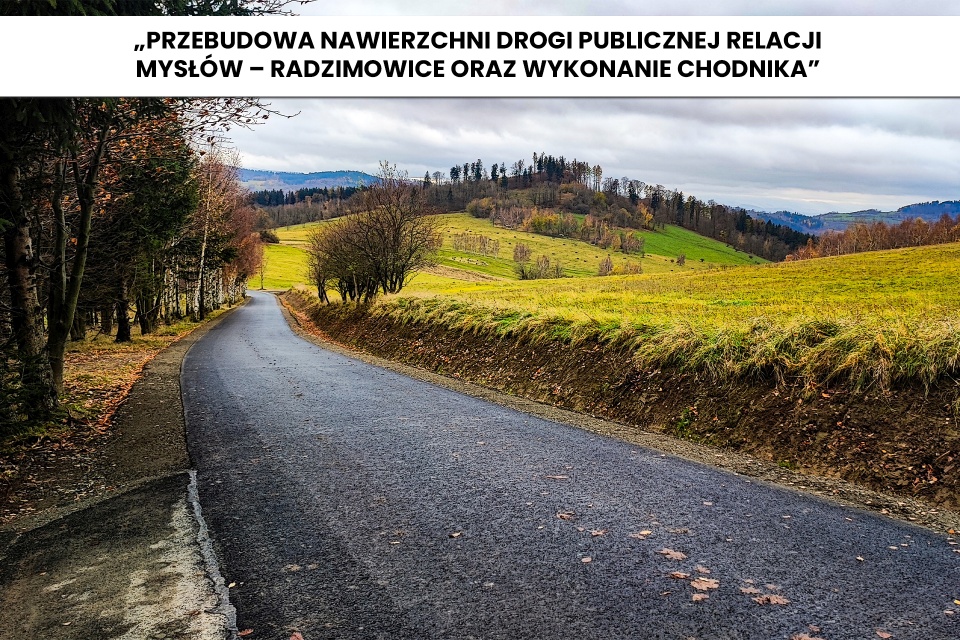 INWESTYCJA 2024 Remont drogi Mysw Radzimowice chodnik small