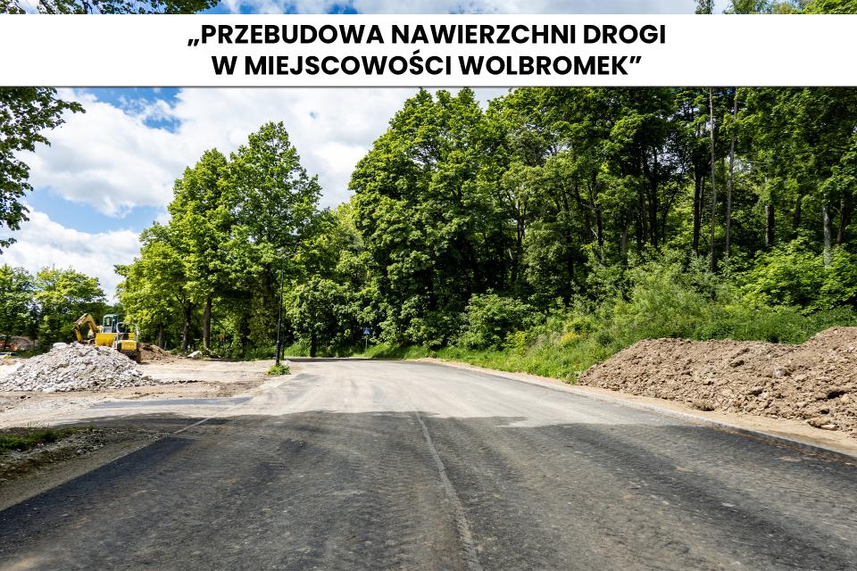 Inwestycja droga w Wolbromku górnym