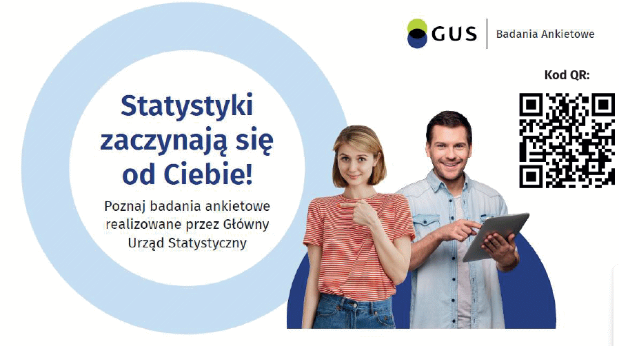 Napis statystyki zaczynają się od cienie, wizerunek dwóch osób